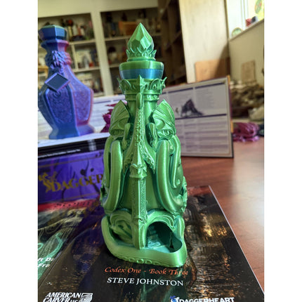 Cthulhu Potion Bottle (Storage & Dice Tower)