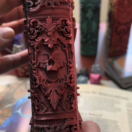 Necromancer Storage Tome for TTRPG, MTG, Pokemon, D&D Gaming