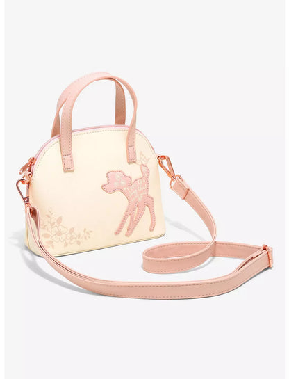 Bambi Rose Gold Mini Satchel Bag Bundle