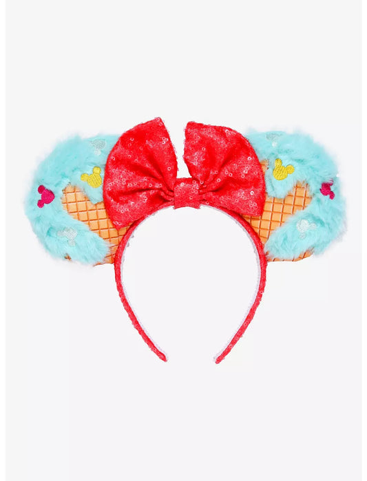 Minnie Mouse Ice Cream Cone Ear Headband