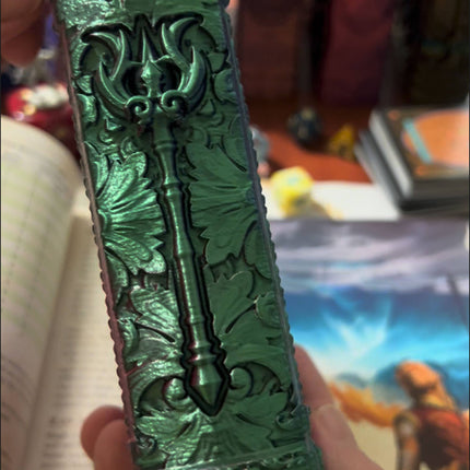 Sorcerer Storage Tome for TTRPG, MTG, Pokemon, D&D Gaming!