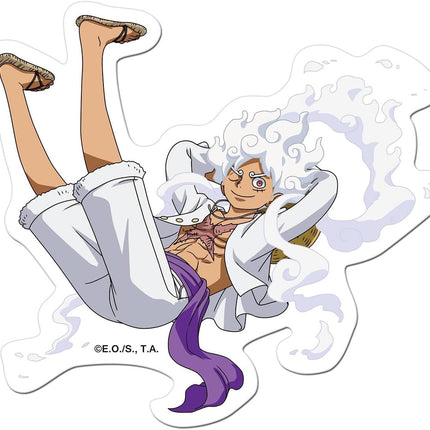 One Piece: Winking Monkey D. Luffy Gear 5  Car Sticker