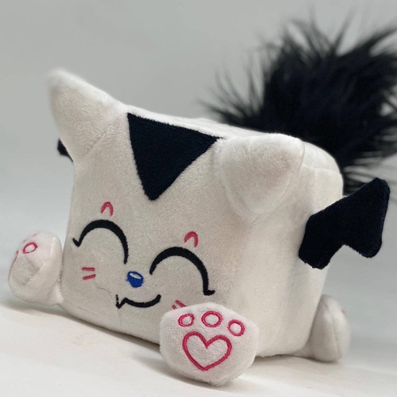 Batsy White Bat signature size plushie 3