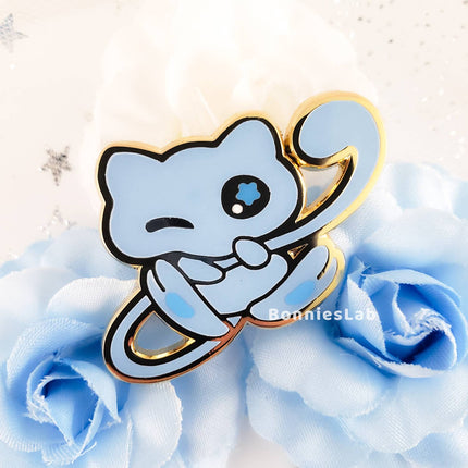 Shiny Mew Enamel Pin (Glows in the Dark)