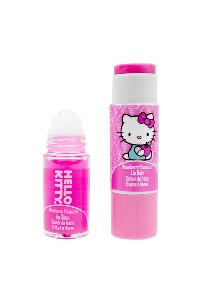 Hello Kitty Lip Balm & Gloss Set with Case -