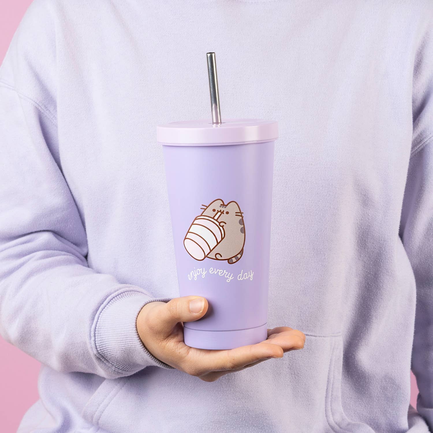 Pusheen Moments Steel Tumbler w/ Straw