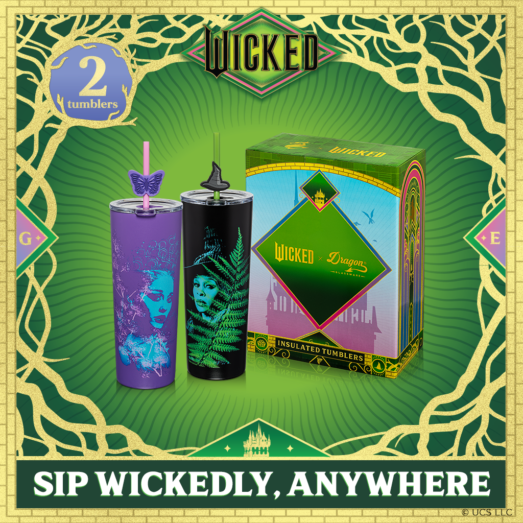 Wicked For Good Tumbler - 24 oz Set of 2
