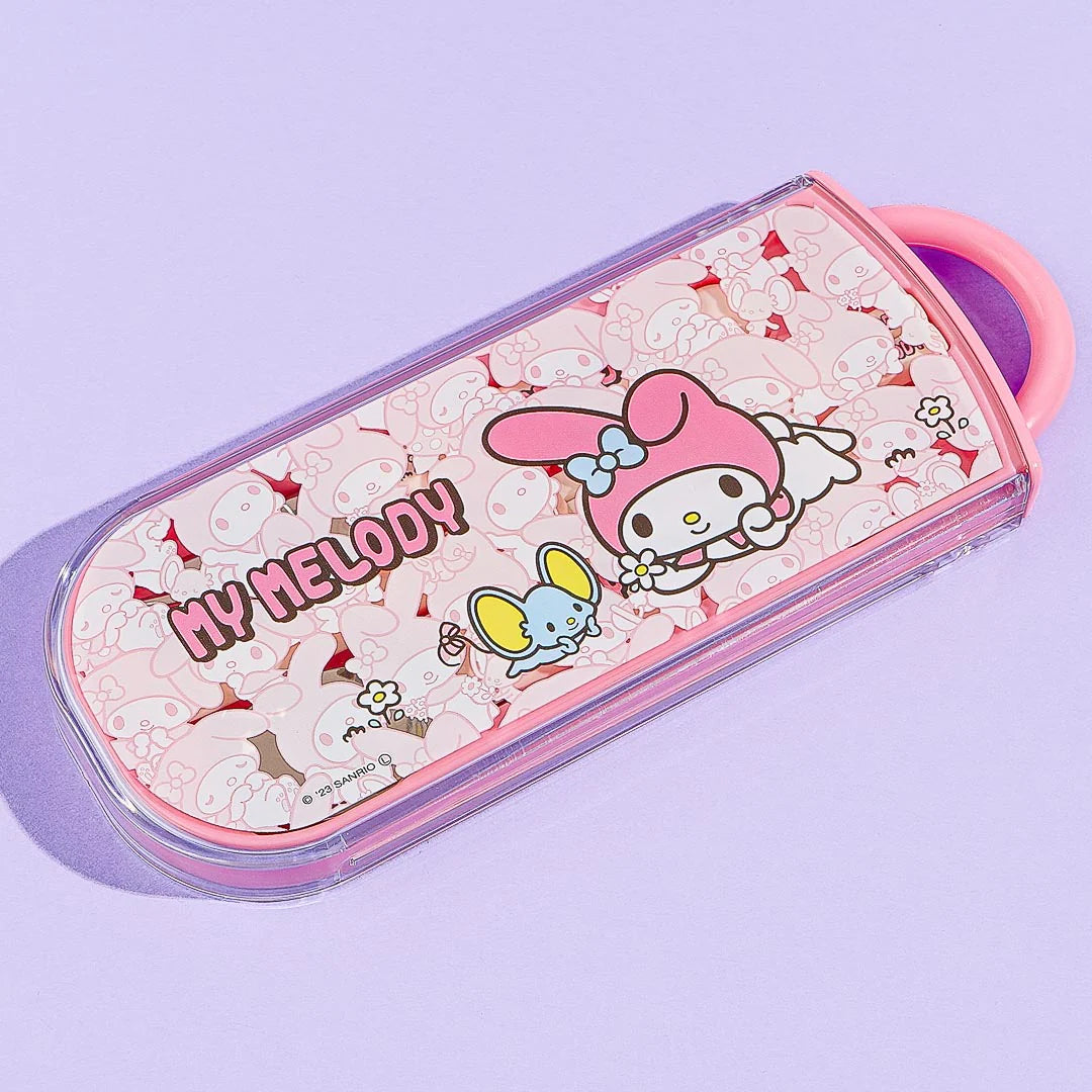 My Melody Japan Sanrio Bento Lunch Cutlery Set Spoon Fork Chopstick
