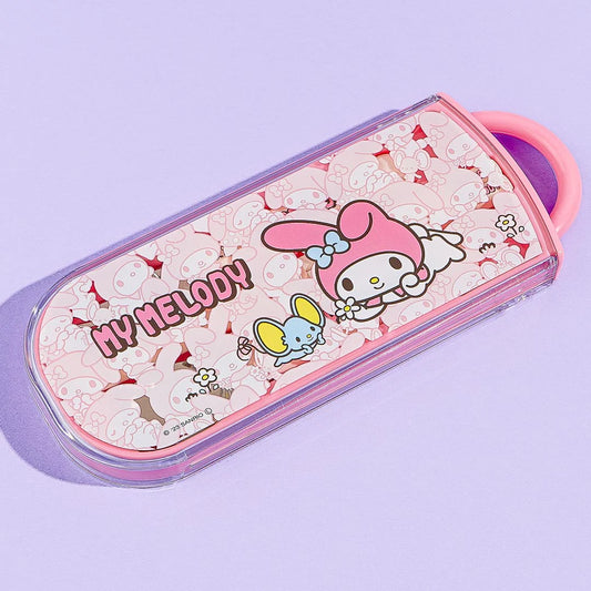 My Melody Japan Sanrio Bento Lunch Cutlery Set Spoon Fork Chopstick