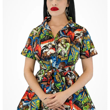 Hollywood Monsters Horror Circle Dress