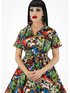 Hollywood Monsters Horror Circle Dress