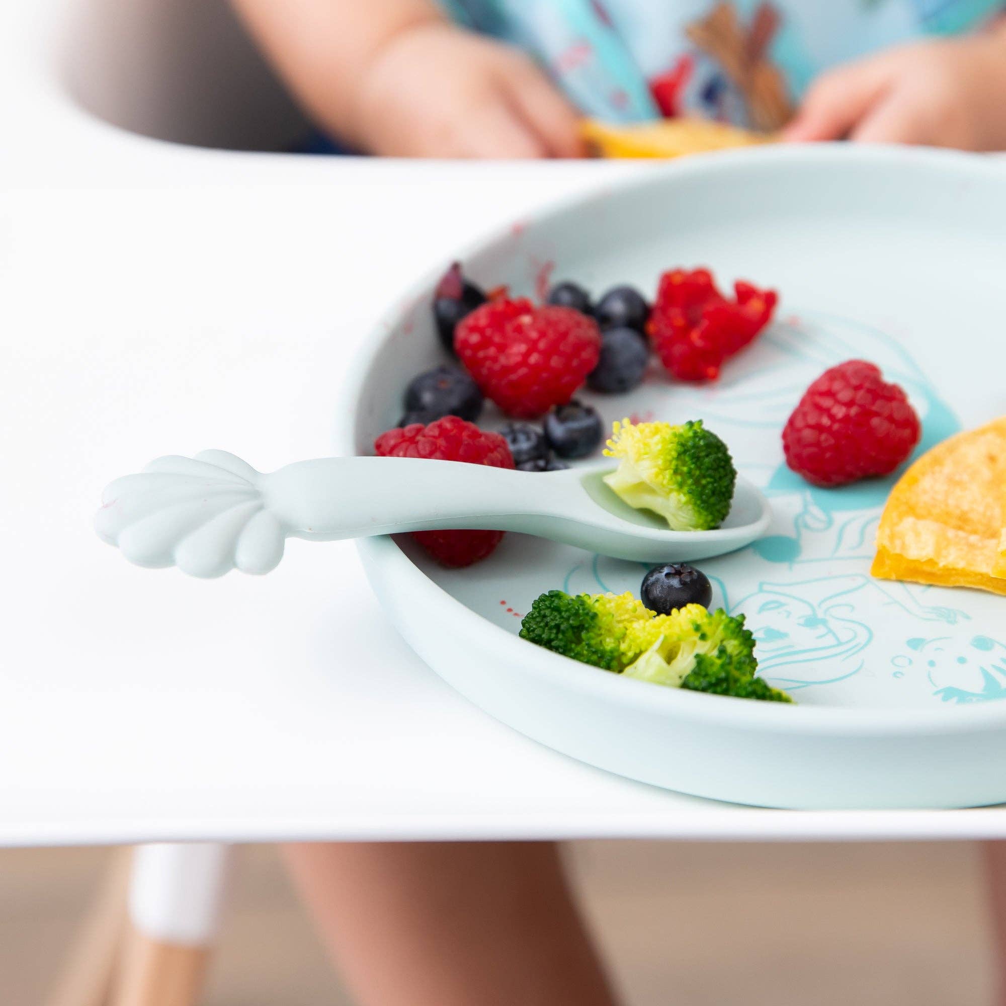 Silicone Plate + Spoon Set: Disney Princess Ariel 4