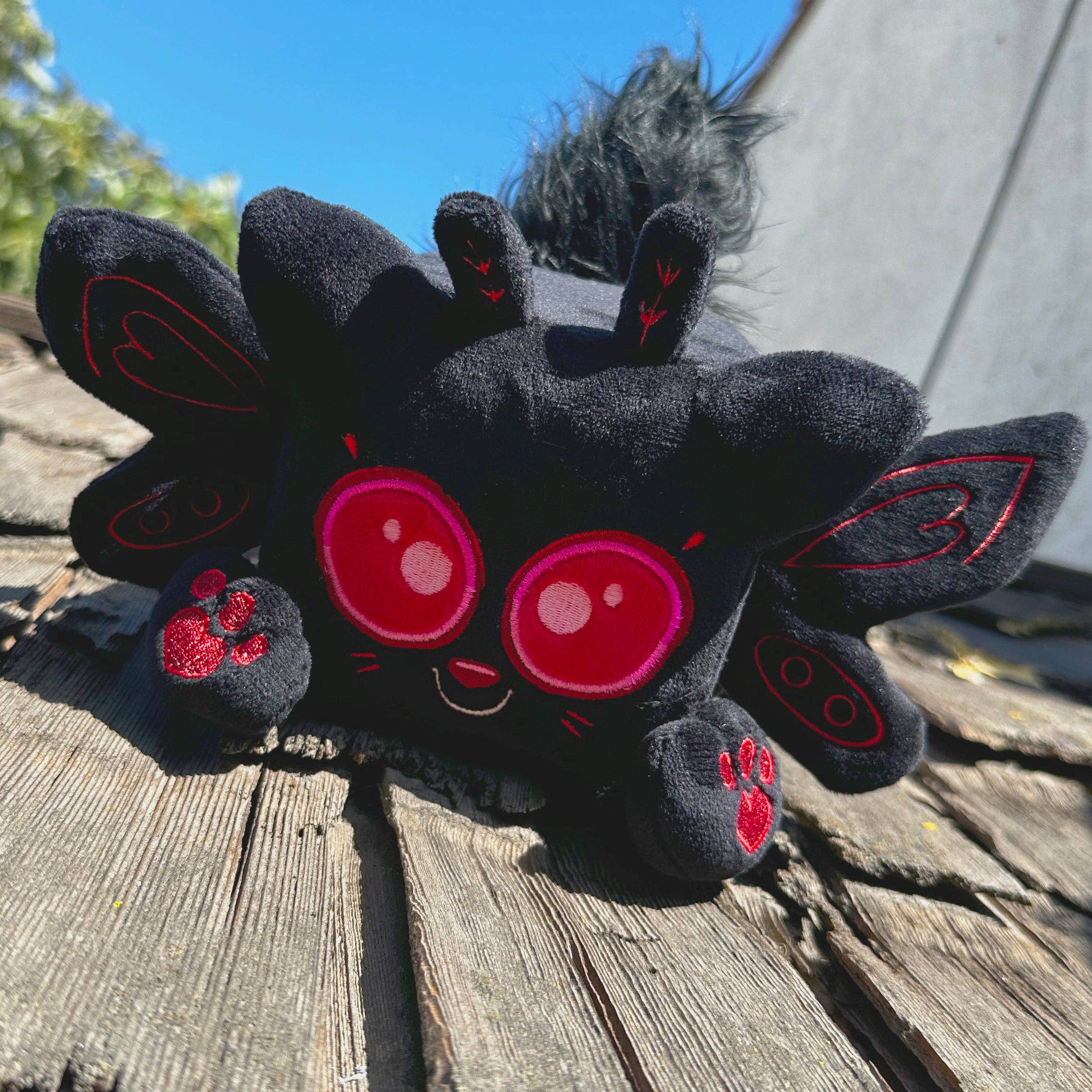 Mothman-Kat signature size plushie 3