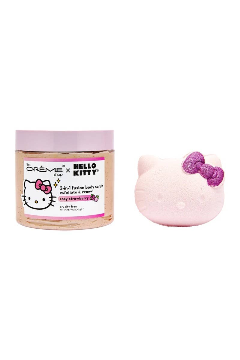 Rosy Strawberry Hello Kitty Silky Spa Set