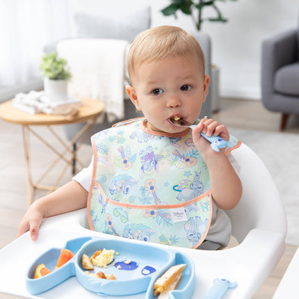 Silicone Grip Dish: Stitch