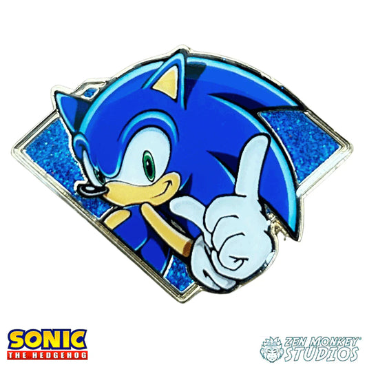 Golden Series 2: Emerald Sonic - Sonic the Hedgehog Pin