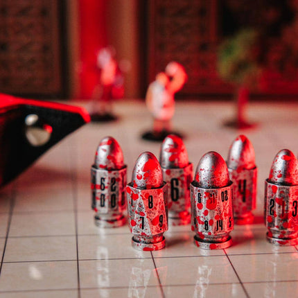 Resin Bullet Poly Dice Set: Vampire Hunter