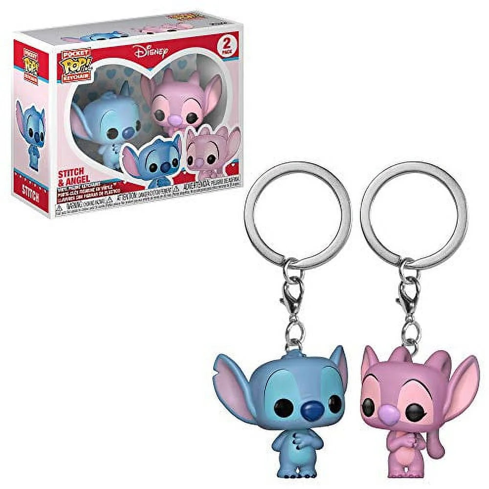 FUNKO POP! KEYCHAIN: Lilo & Stitch - Stitch & Angel 2PK 1