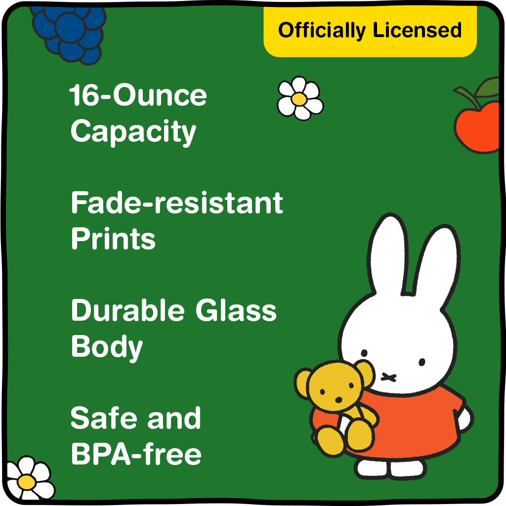 Miffy Iconic Drinking Glasses - 16 oz 3