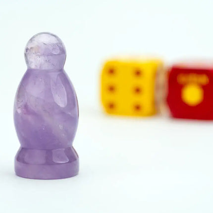 CATAN Official Premium Robber & Metal Dice Set- Amethyst