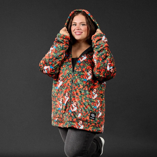 Wizard of Oz Quilted Field of Poppies Jacket