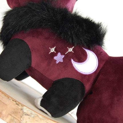 Floral Frolic Dawnsing Night Purple Fox Plush