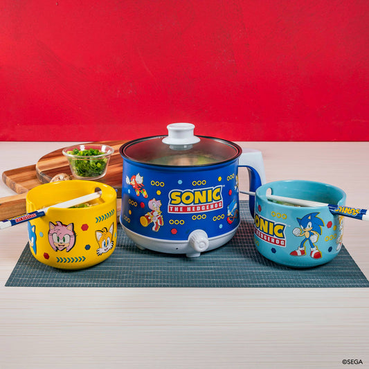 Sonic the Hedgehog Hot Pot with Ramen Bowls