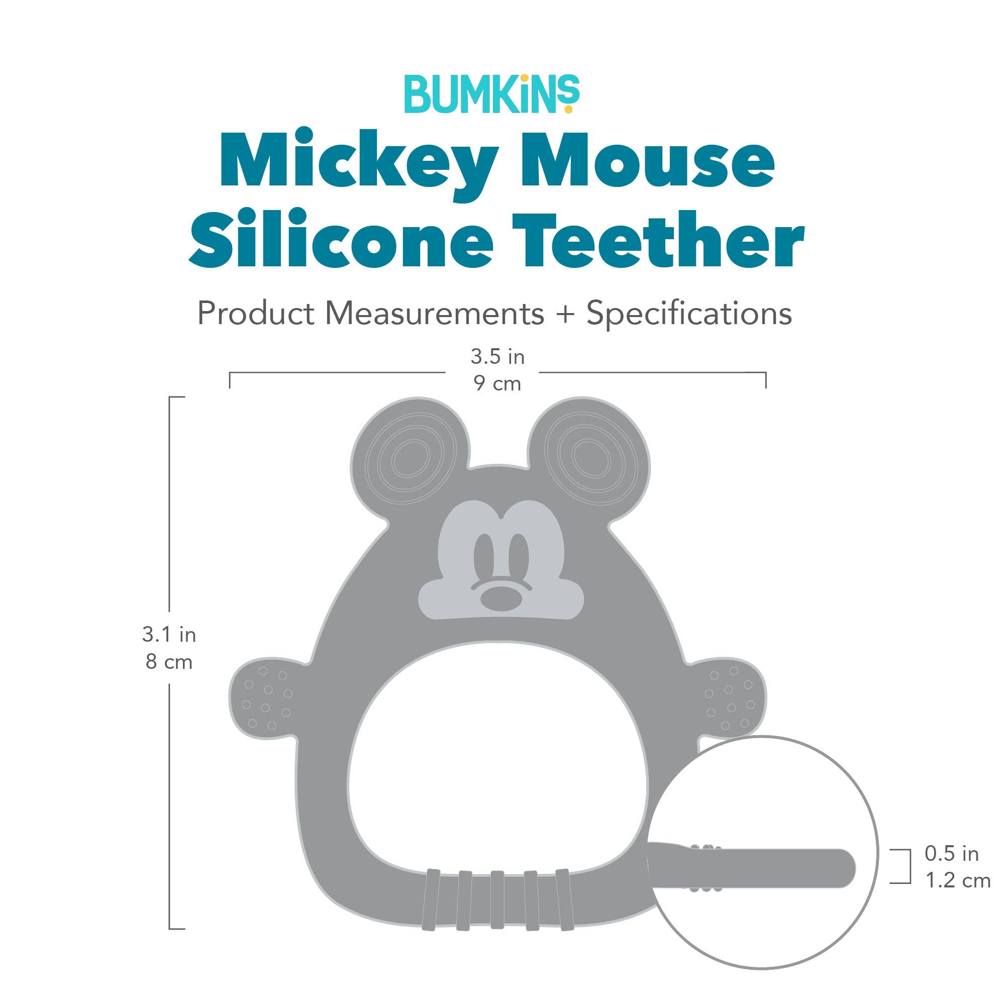 Silicone Flat Teether: Mickey Mouse 11
