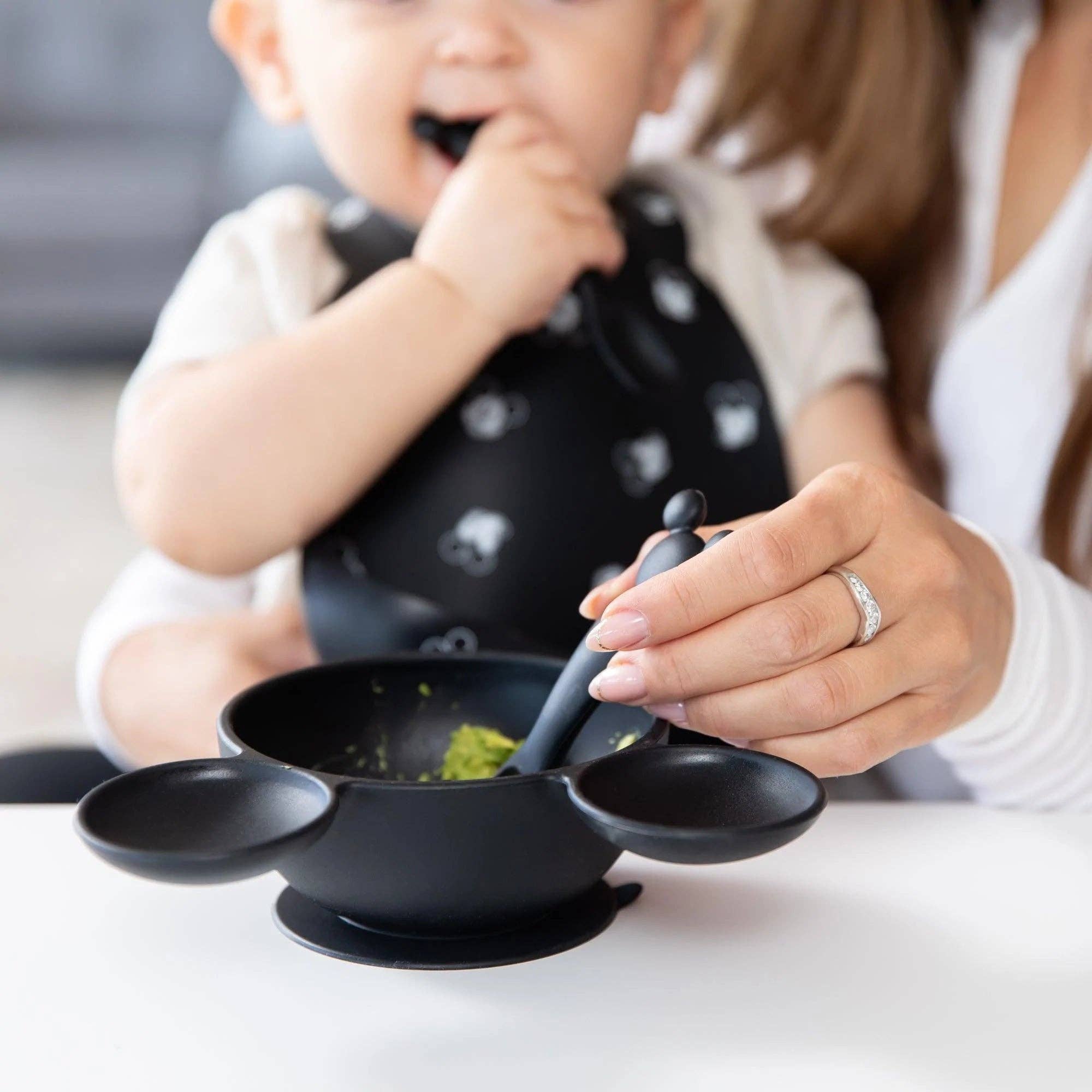 Silicone Dipping Spoons: Mickey Mouse (Classic Black) 5