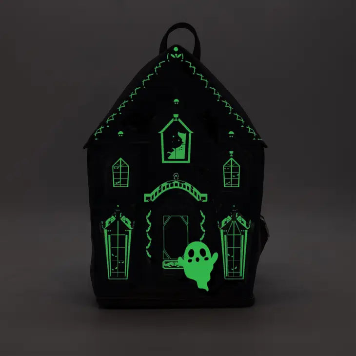 GLOW-IN-THE-DARK Haunted House Backpack