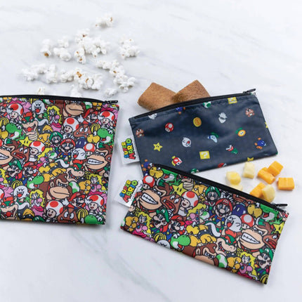 Reusable Snack Bag, 3-Pack: Super Mario™ Power Up