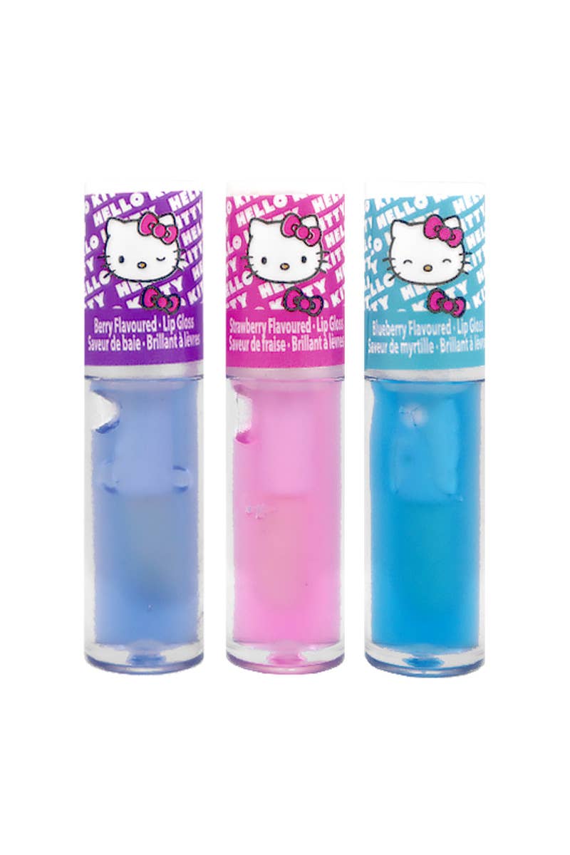 Hello Kitty Lip Gloss w/ pouch set - 12 set