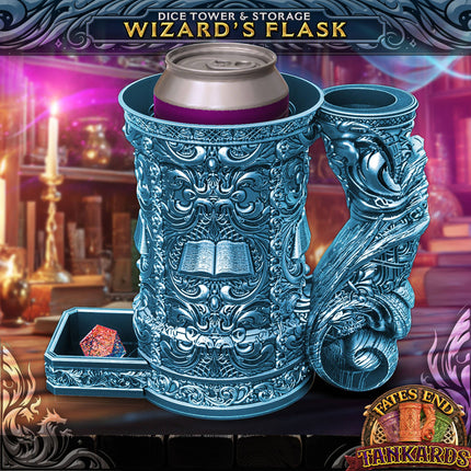 Wizard 12oz Dice Tower Tankard | TTRPG, D&D, Daggerheart