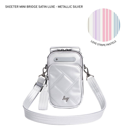 Skeeter Mini Bridge Satin Luxe VL Convertible Crossbody Bag