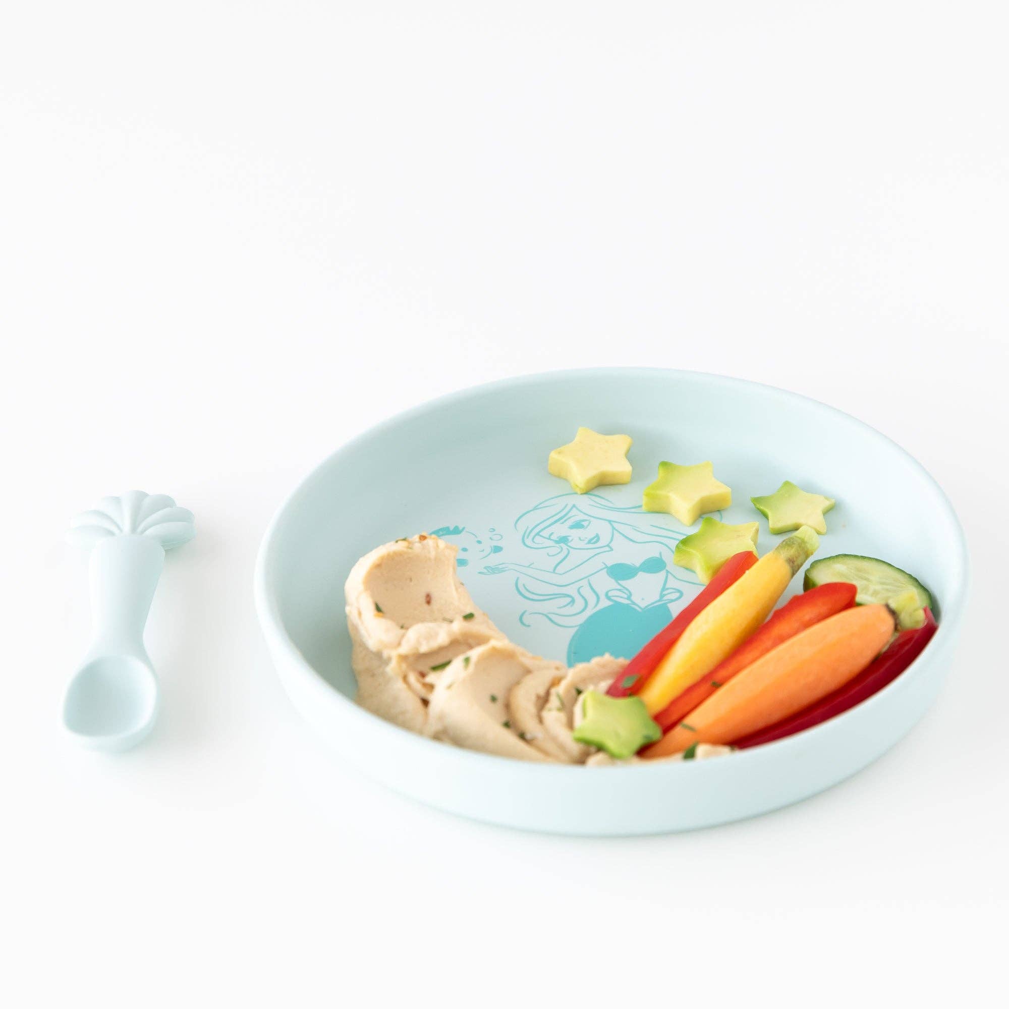Silicone Plate + Spoon Set: Disney Princess Ariel 5