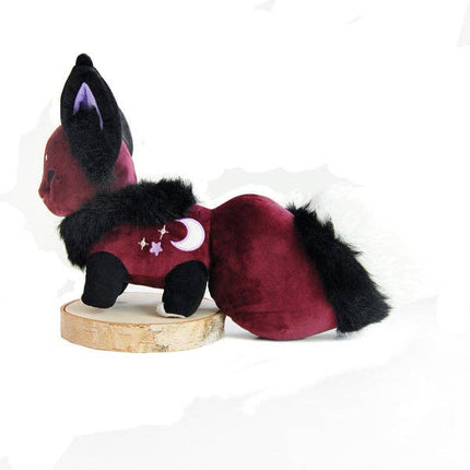Floral Frolic Dawnsing Night Purple Fox Plush
