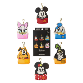 Disney Mickey & Friends Picnic Mini Backpack Mystery Bag Clips