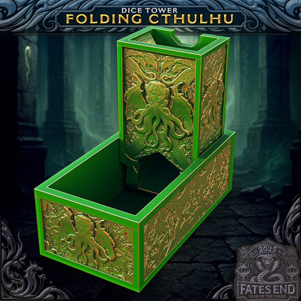 Folding Cthulhu Tower & Storage | TTRPG, D&D, Daggerheart