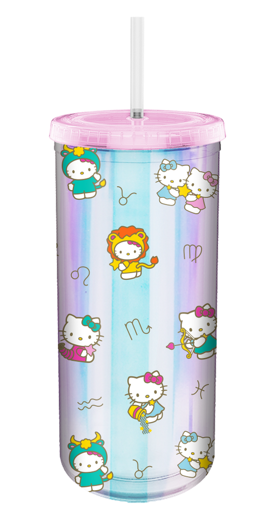 Hello Kitty Zodiac Iridescent 20oz Plastic Tall Cold Cup