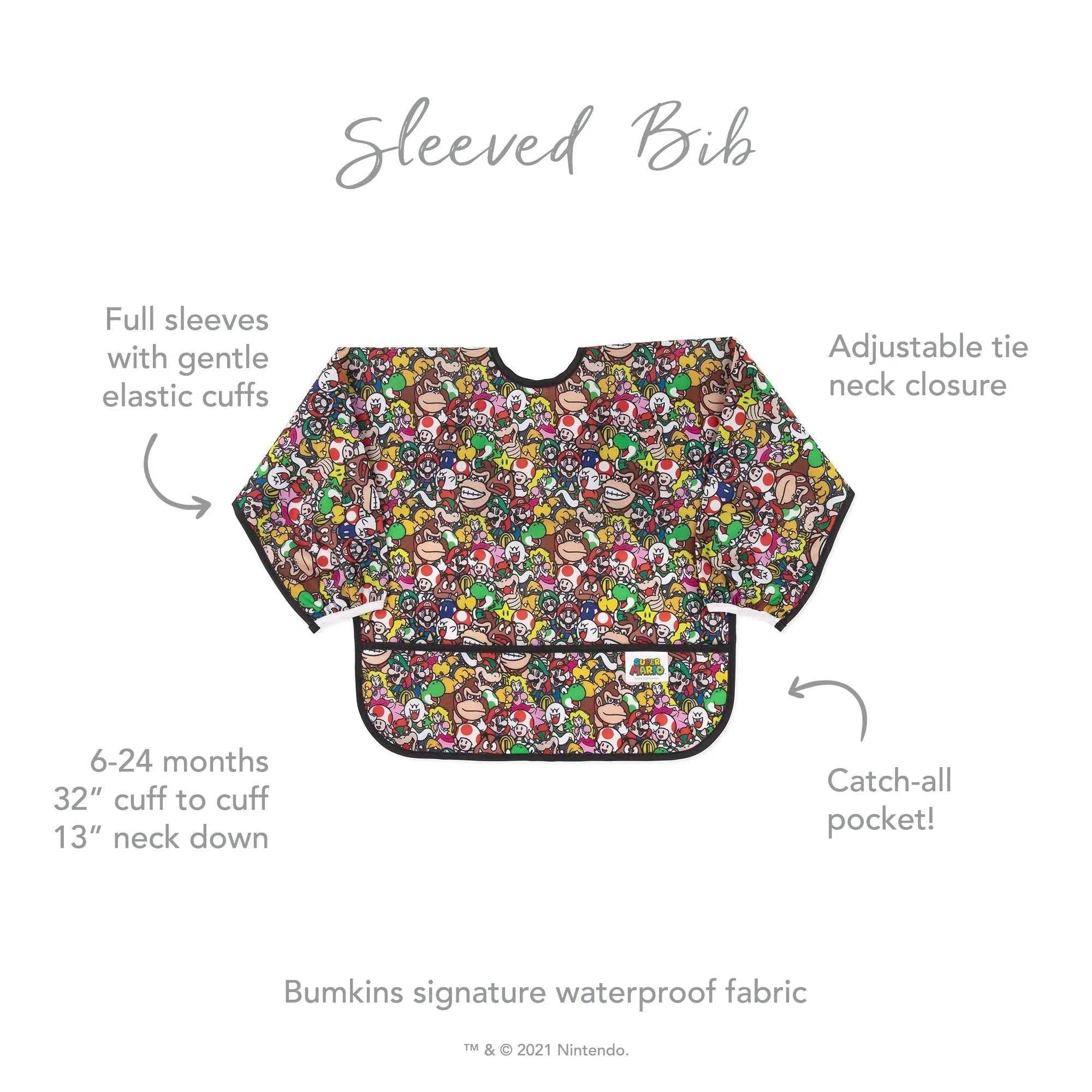 Sleeved Bib: Super Mario™ Mashup 11
