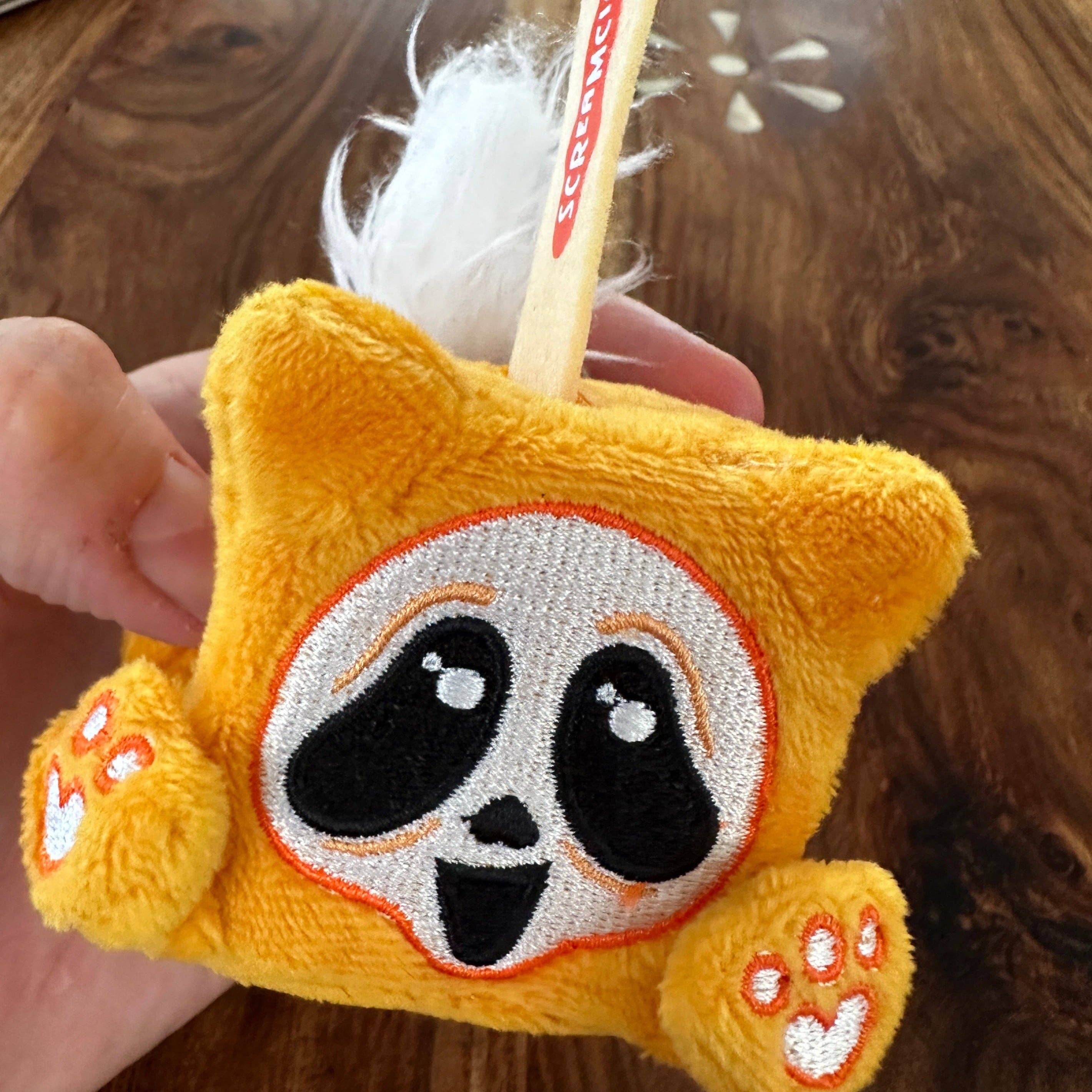 Screamcicle smol size Scream parody plushie 3