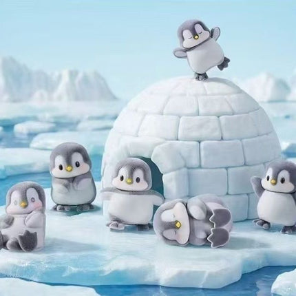 Penguin Apu – Glacier Daily Life Series Flocked Beans Blind Box