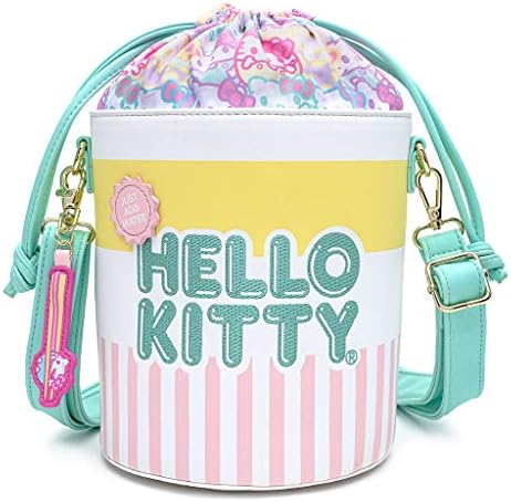 Hello Kitty Pastel Bucket Crossbody Bag