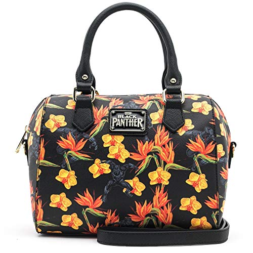 Black Panther Floral Crossbody & Wallet