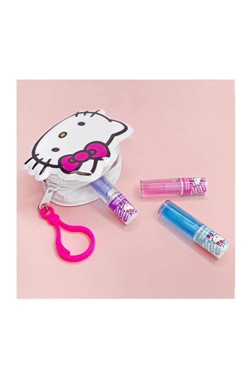 Hello Kitty Lip Gloss w/ pouch set - 12 set