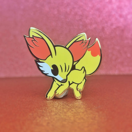Fennekin Pokemon Enamel Pin
