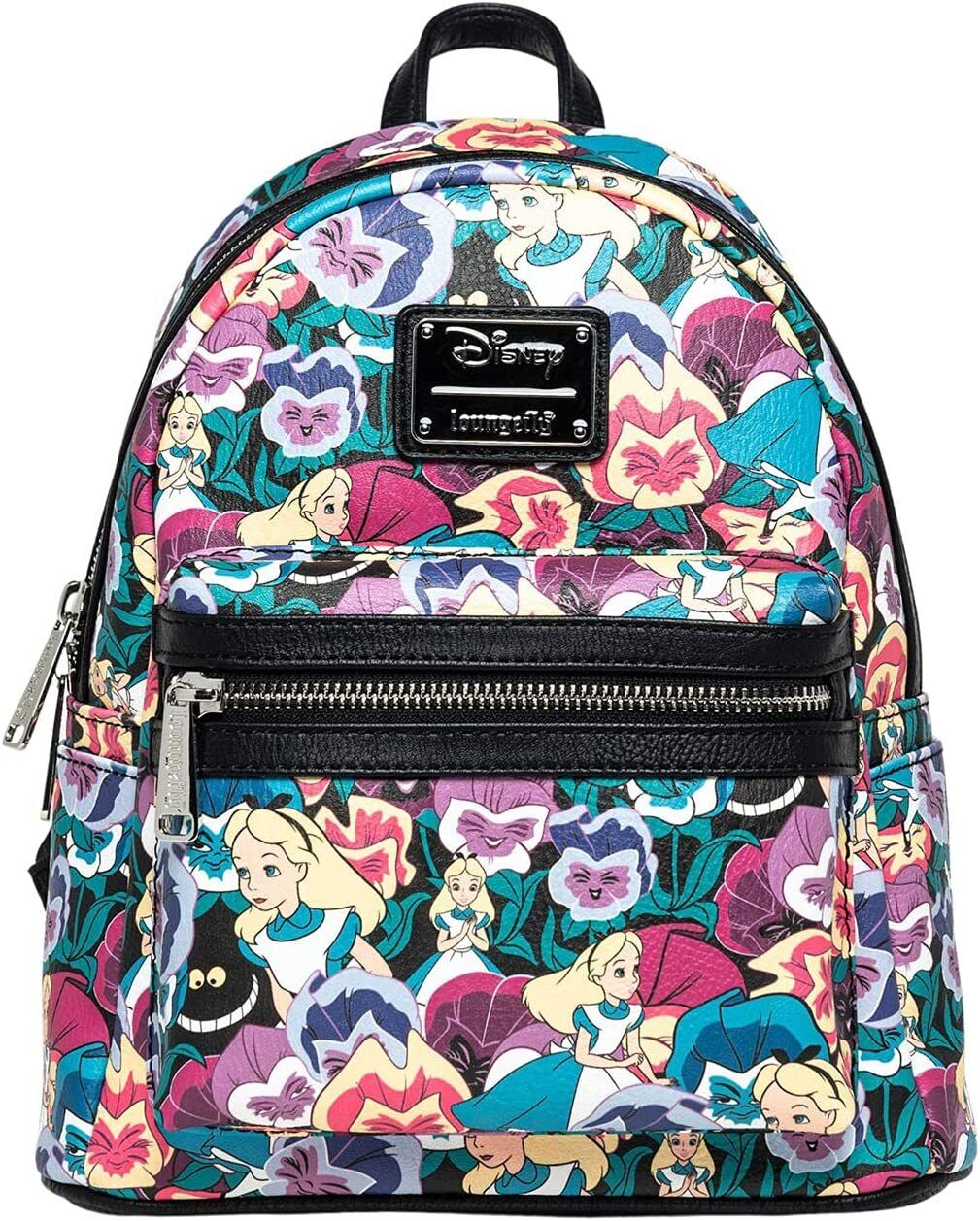 Alice In Wonderland Flowers Mini Backpack