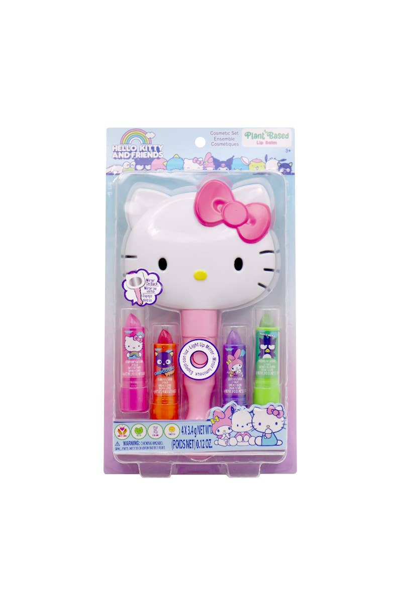 Hello Kitty & Friends Mirror & Lip Balm Set