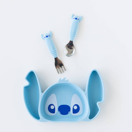 Silicone Grip Dish: Stitch