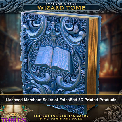 Wizard Storage Tome for TTRPG, MTG, Pokemon, D&D Gaming!